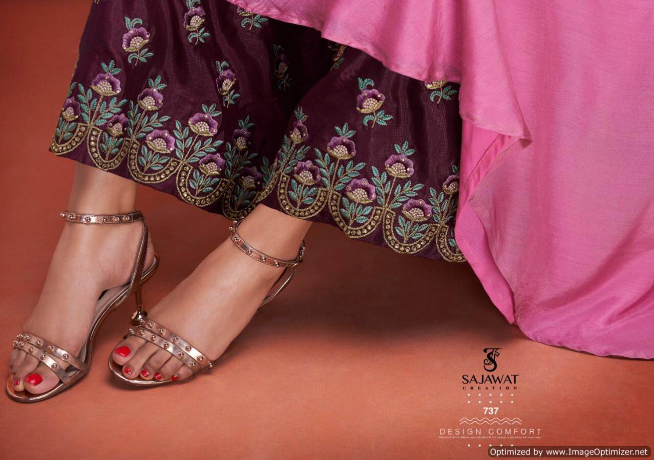 Sarthi Vol 6 By Sajawat  Maslin Ready Made Salwar Kameez Collection