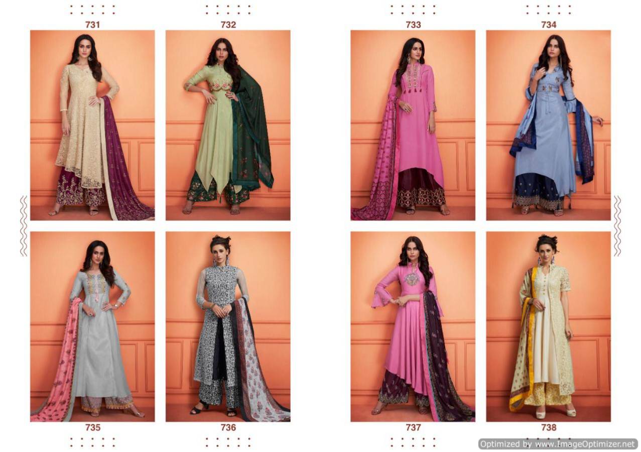 Sarthi Vol 6 By Sajawat  Maslin Ready Made Salwar Kameez Collection