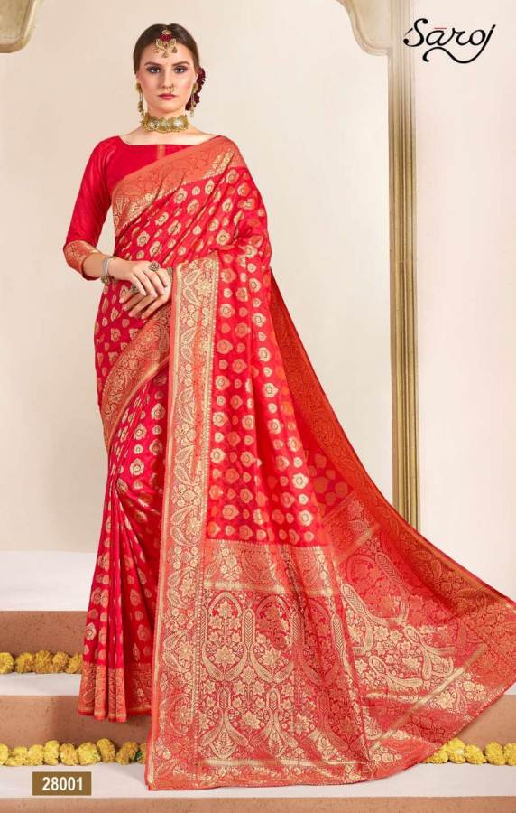 Satvika Vol 2 By Saroj Pure Banarasi Silk Saree Collection