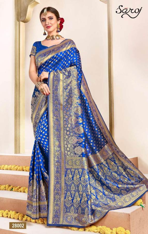 Satvika Vol 2 By Saroj Pure Banarasi Silk Saree Collection