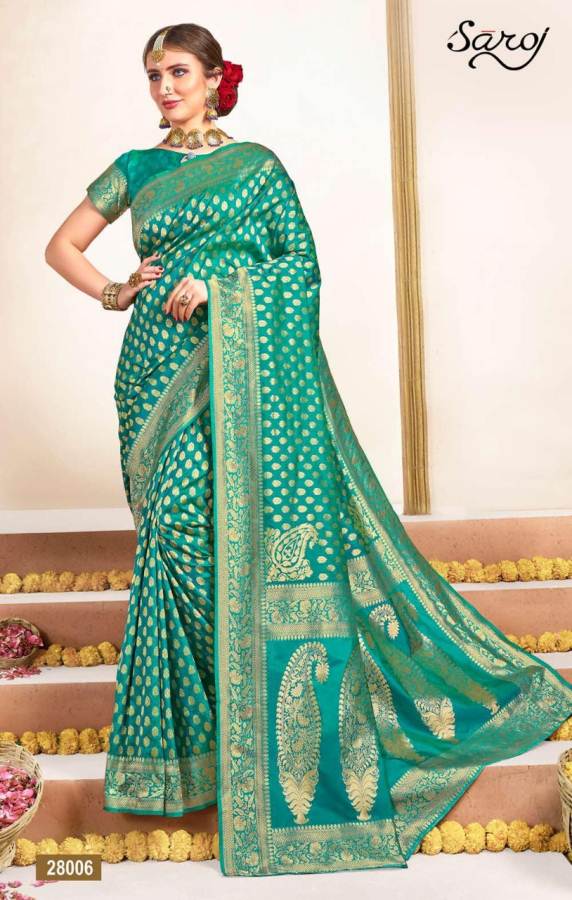 Satvika Vol 2 By Saroj Pure Banarasi Silk Saree Collection