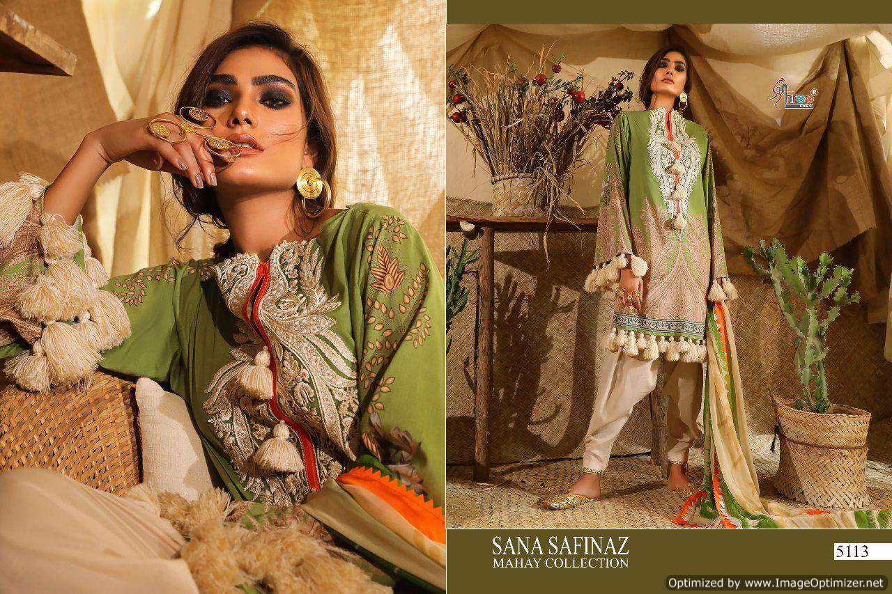 Safinaz Mahay By Shree Sana Designer  Pure Cotton Pakistani Suit Collection