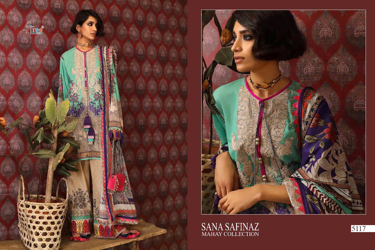 Safinaz Mahay By Shree Sana Designer  Pure Cotton Pakistani Suit Collection