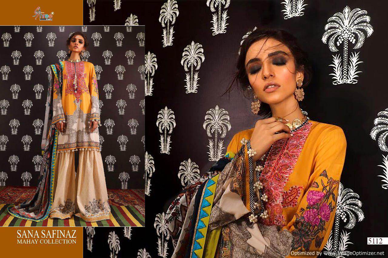 Safinaz Mahay By Shree Sana Designer  Pure Cotton Pakistani Suit Collection