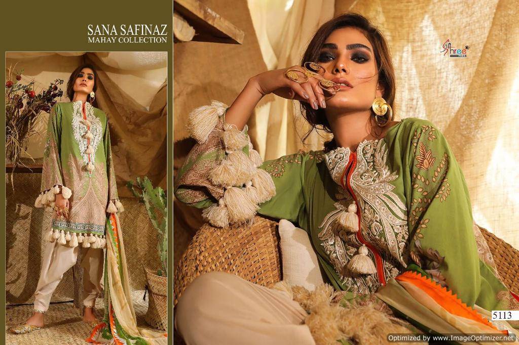 Safinaz Mahay By Shree Sana Designer  Pure Cotton Pakistani Suit Collection