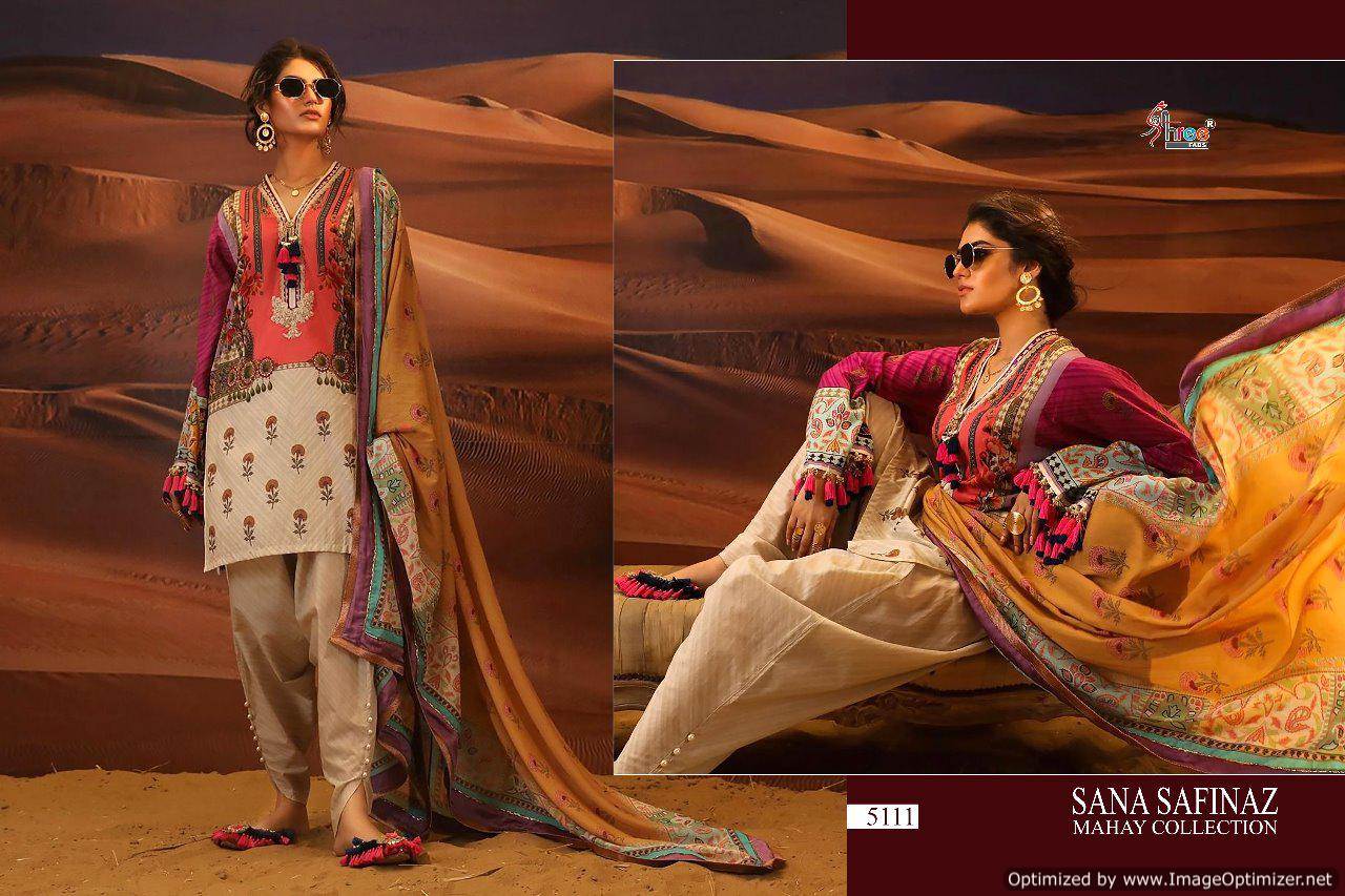 Safinaz Mahay By Shree Sana Designer  Pure Cotton Pakistani Suit Collection