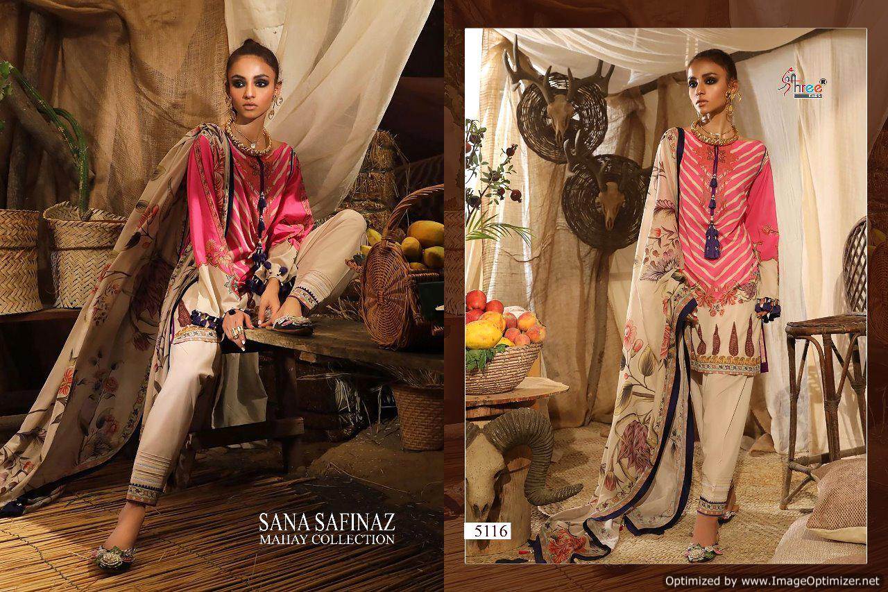 Safinaz Mahay By Shree Sana Designer  Pure Cotton Pakistani Suit Collection