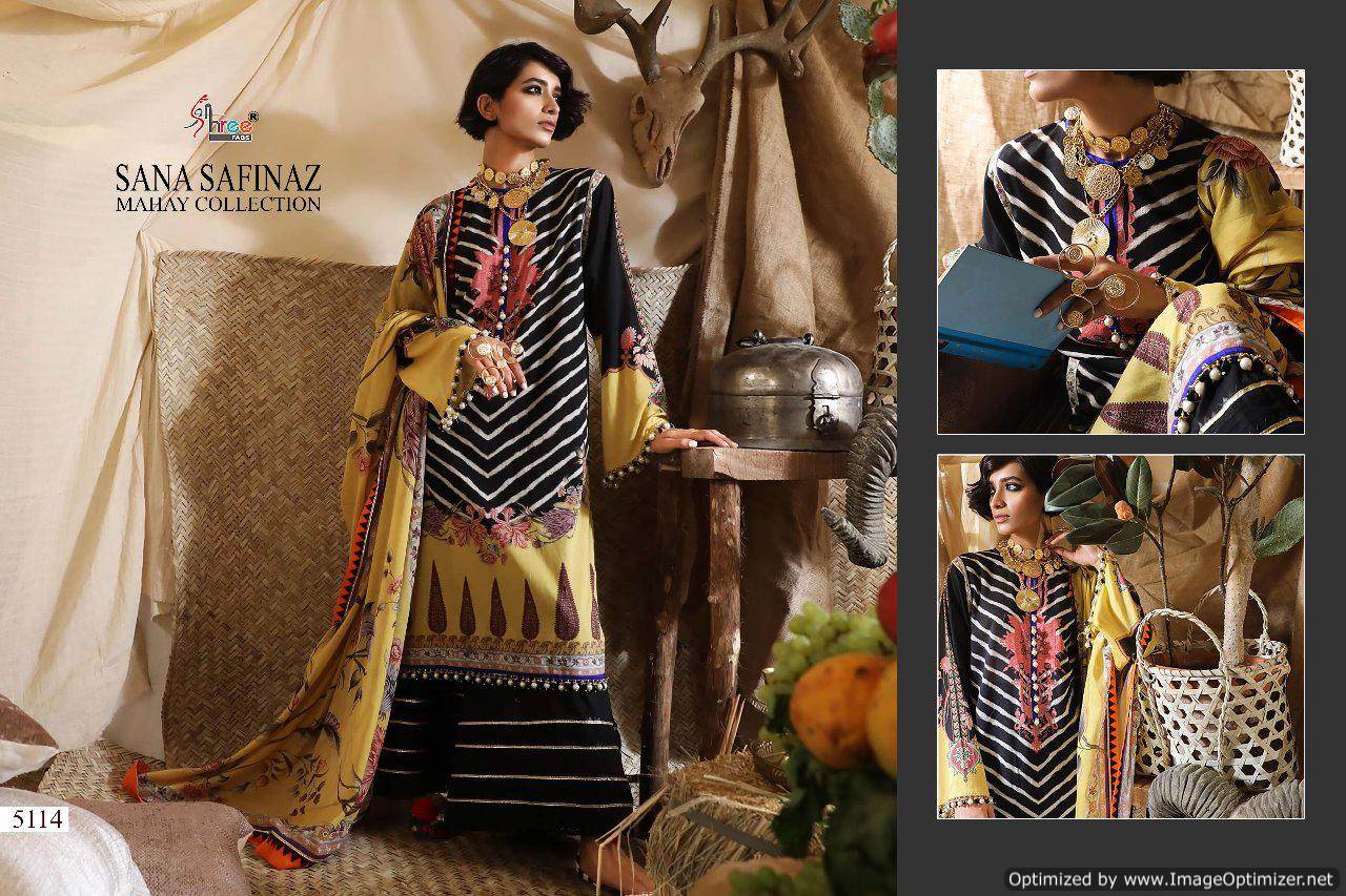 Safinaz Mahay By Shree Sana Designer  Pure Cotton Pakistani Suit Collection
