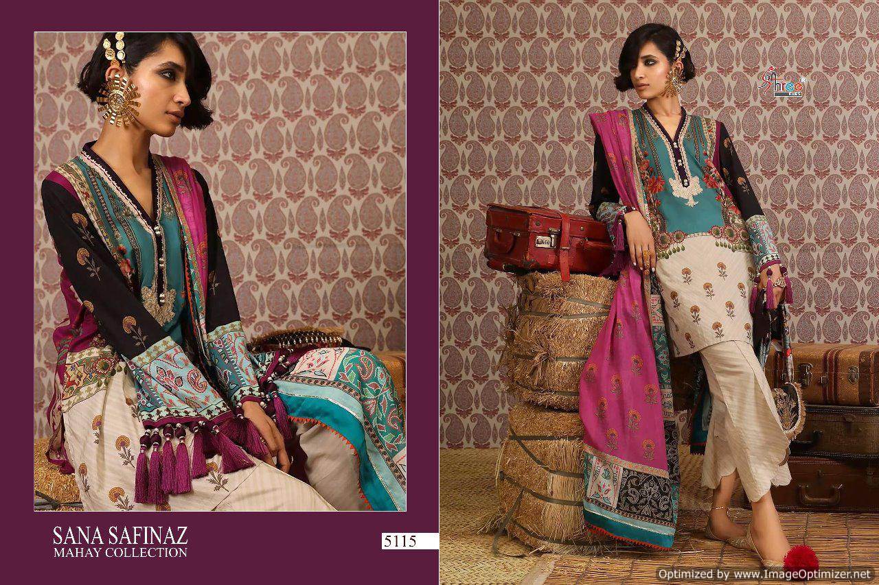 Safinaz Mahay By Shree Sana Designer  Pure Cotton Pakistani Suit Collection