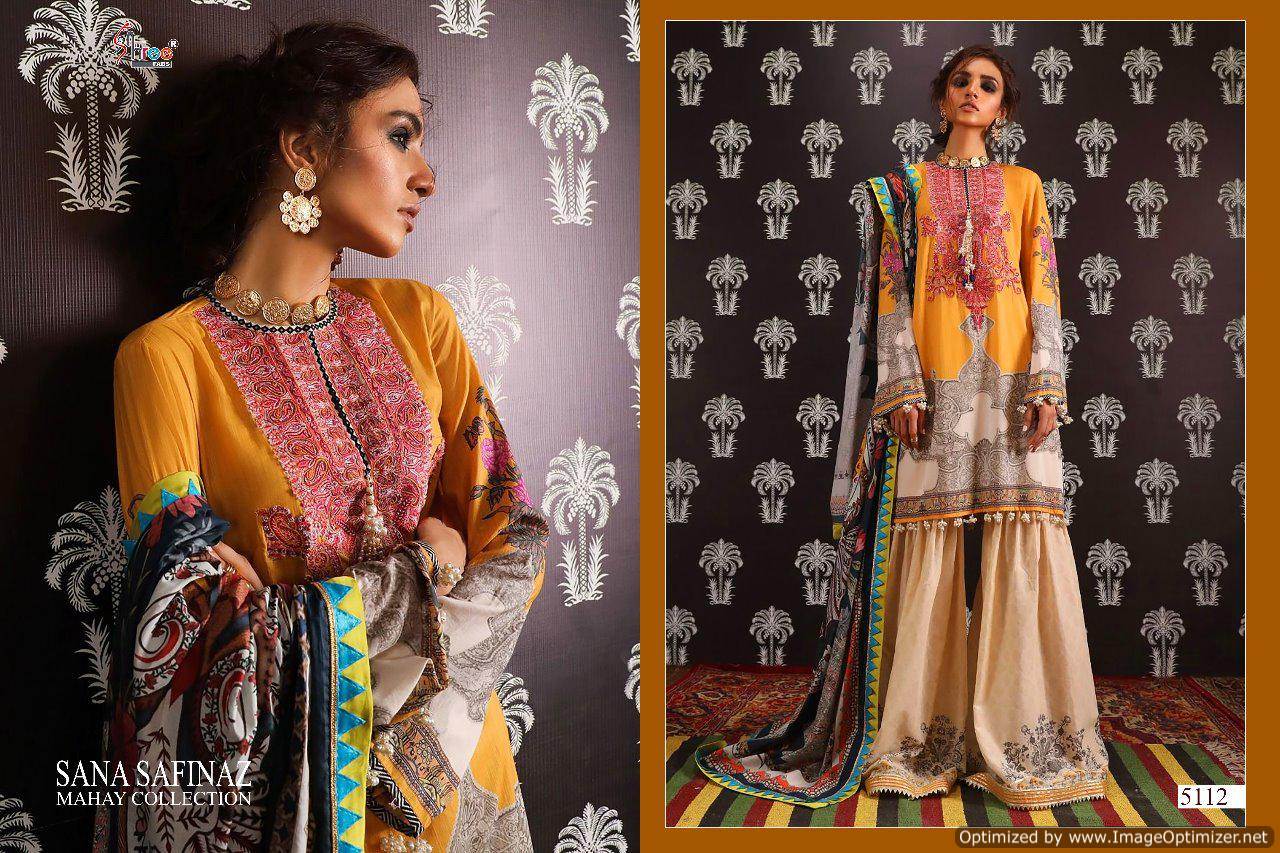 Safinaz Mahay By Shree Sana Designer  Pure Cotton Pakistani Suit Collection