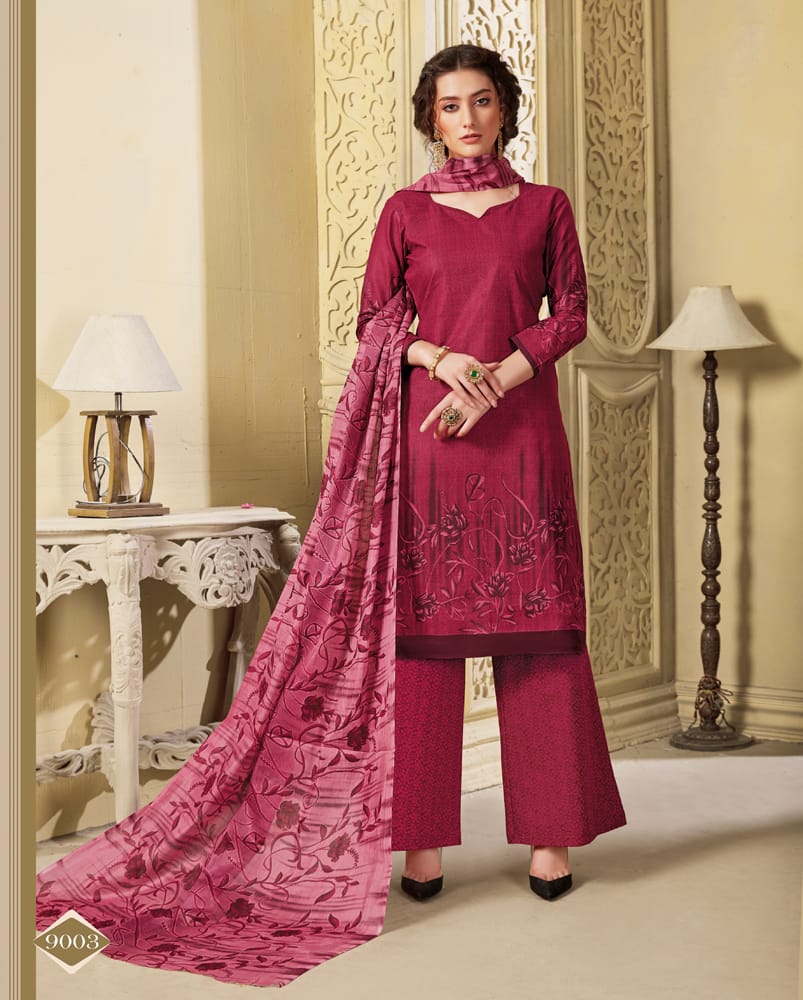 Sixer Vol 9 By Devi  Pure Cotton Printed Dress Material Catalogue