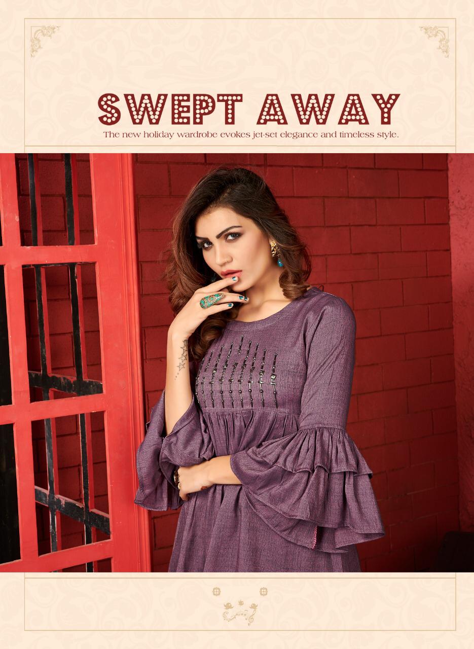 Smart Lady By Slc Fancy Rayon Short Top Collection