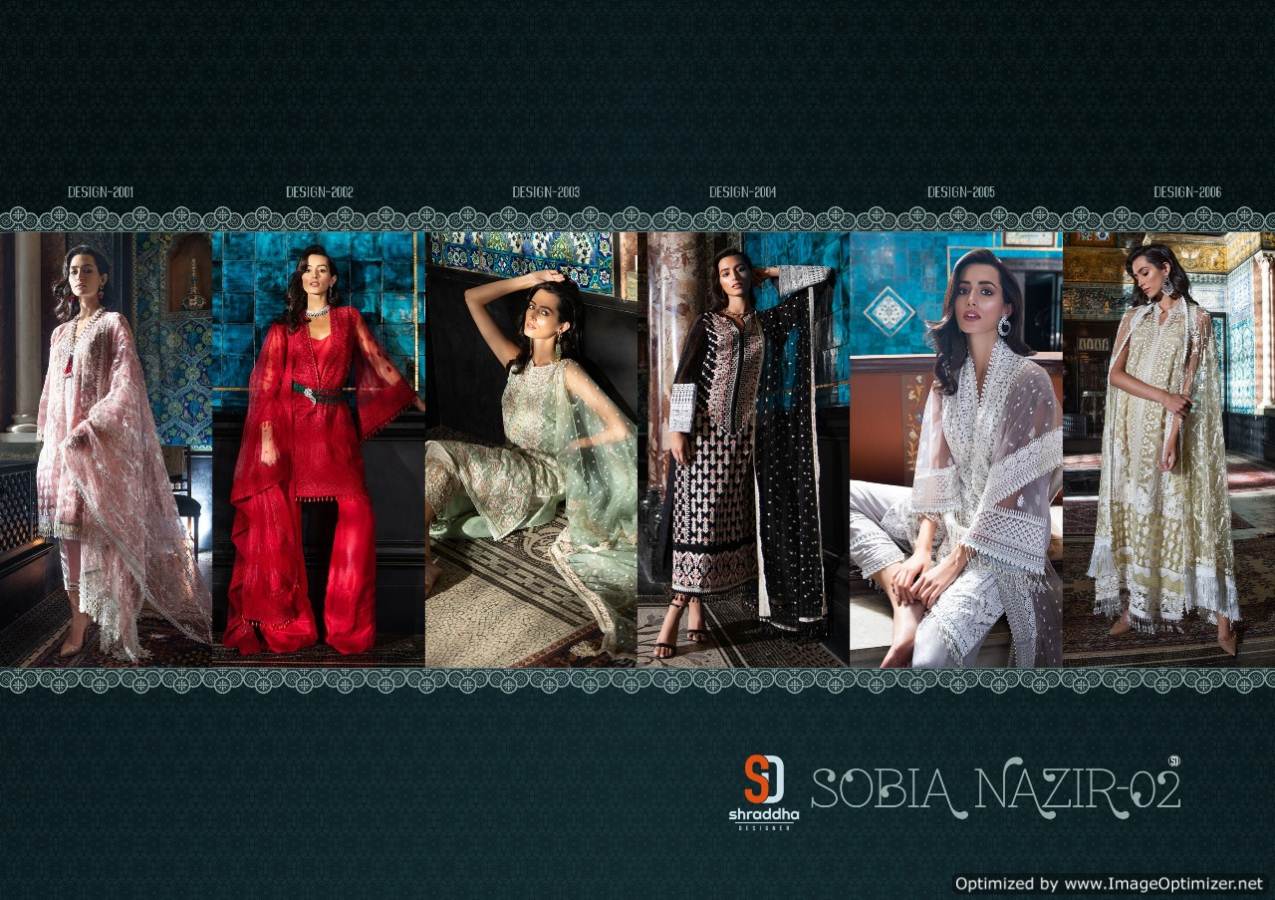 Sobia Nazir Vol 2 By Shraddha Pakistani Salwar Suits Collection