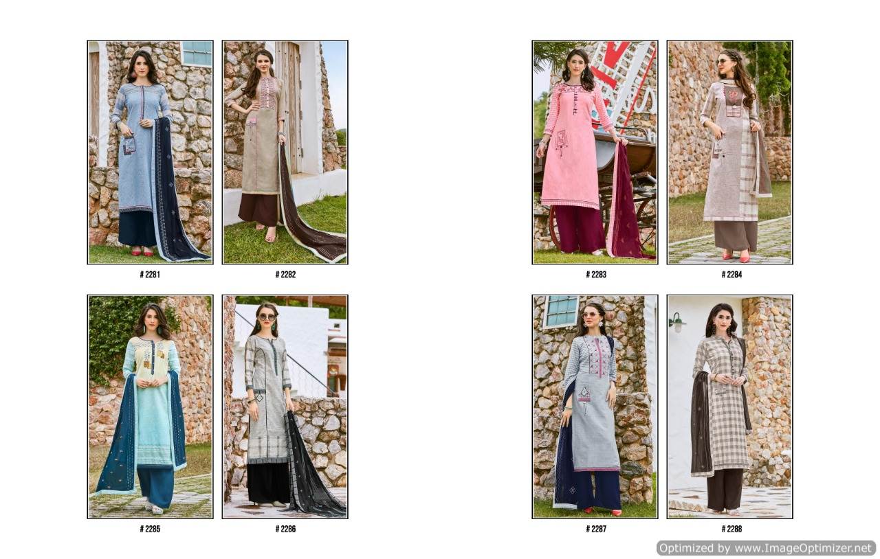 Step Up Vol 2 By Rangoon Straight Kurti With Plazzo Ready Made Wear Catalogue