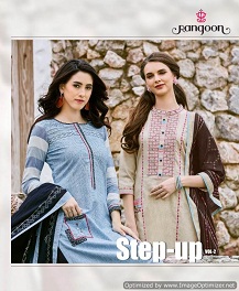 Step Up Vol 2 By Rangoon Straight Kurti With Plazzo Ready Made Wear Catalogue
