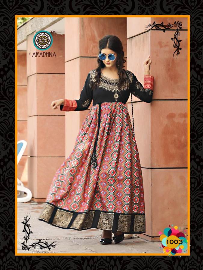 Taj Vol 1 By Aradhna Printed Long Kurti Collection