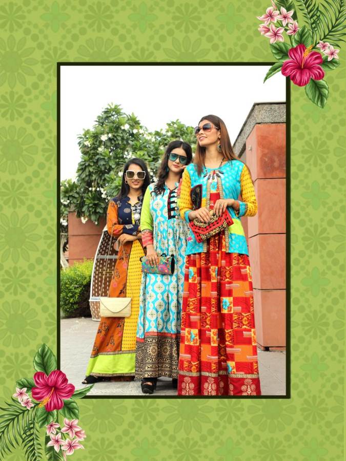 Taj Vol 1 By Aradhna Printed Long Kurti Collection