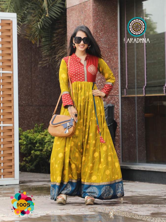 Taj Vol 1 By Aradhna Printed Long Kurti Collection