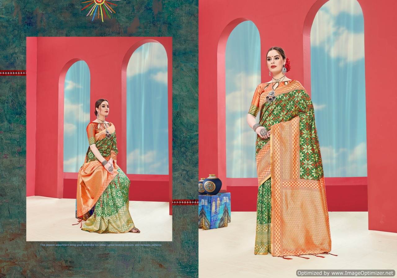 Titan Vol 5 By Ynf Banarasi Silk Saree Collection