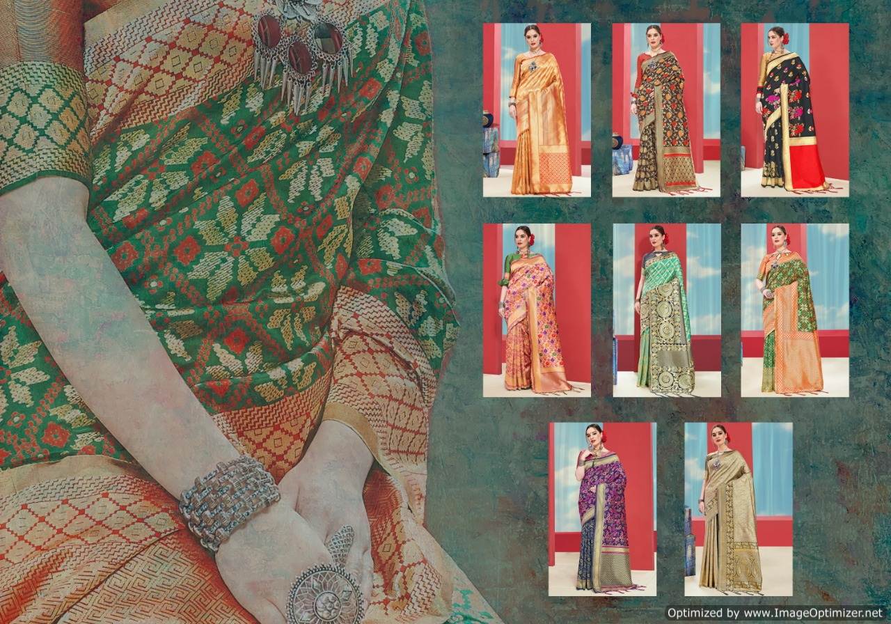 Titan Vol 5 By Ynf Banarasi Silk Saree Collection