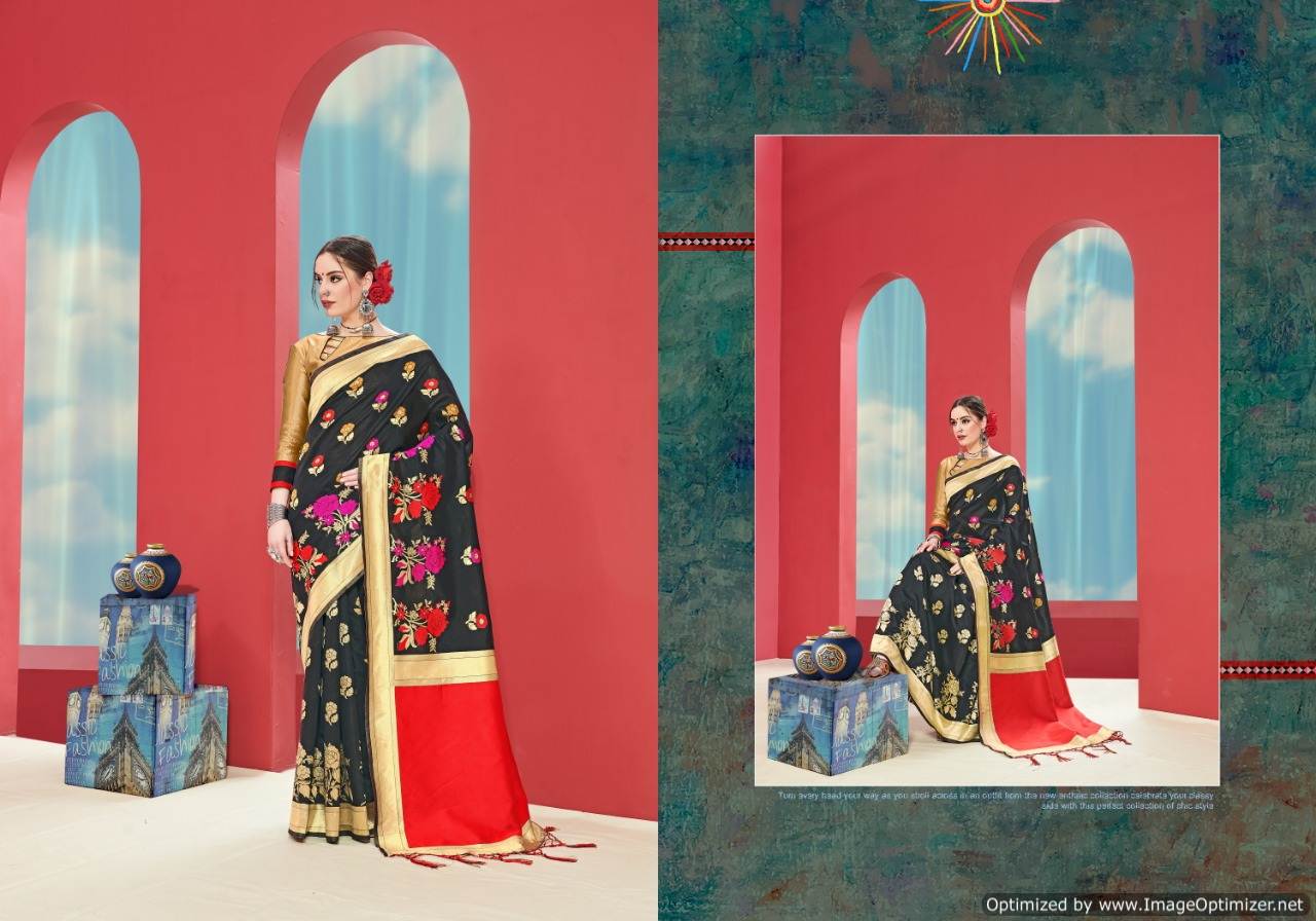 Titan Vol 5 By Ynf Banarasi Silk Saree Collection
