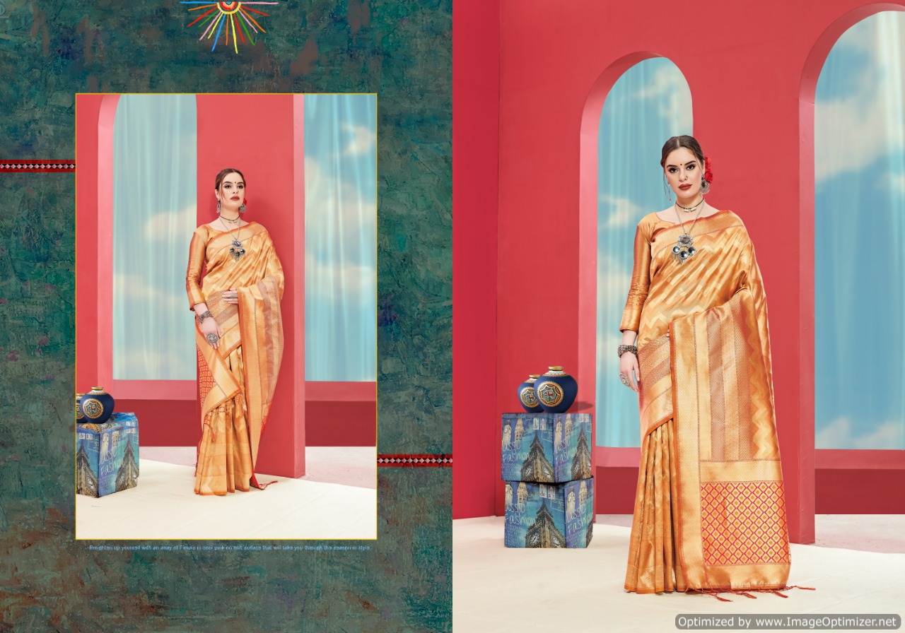 Titan Vol 5 By Ynf Banarasi Silk Saree Collection