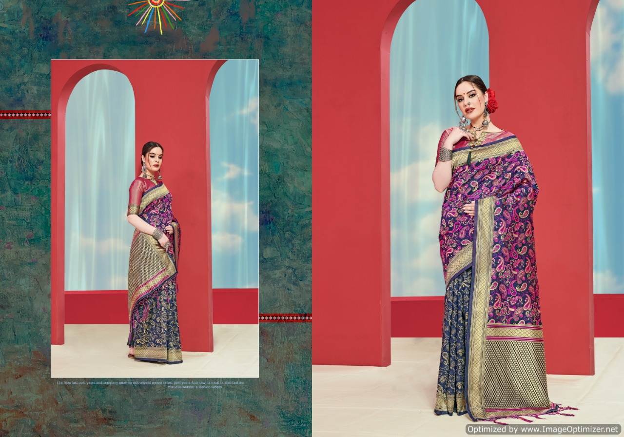 Titan Vol 5 By Ynf Banarasi Silk Saree Collection