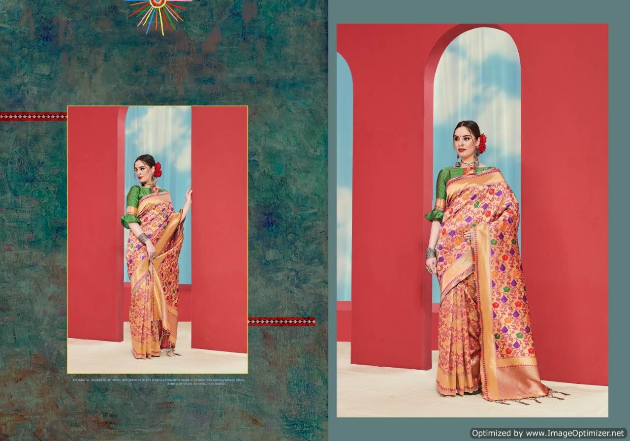 Titan Vol 5 By Ynf Banarasi Silk Saree Collection