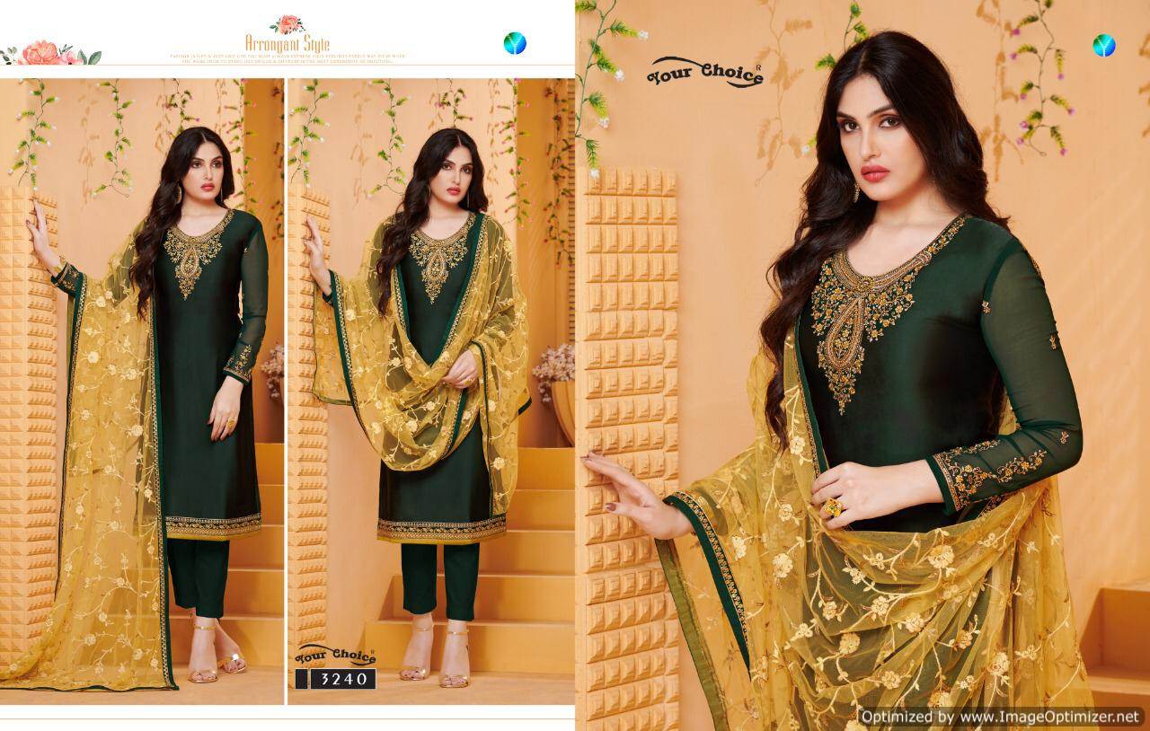 Gulzar Vol 2 By Yc Party Wear Georgette Salwar Suits Collection
