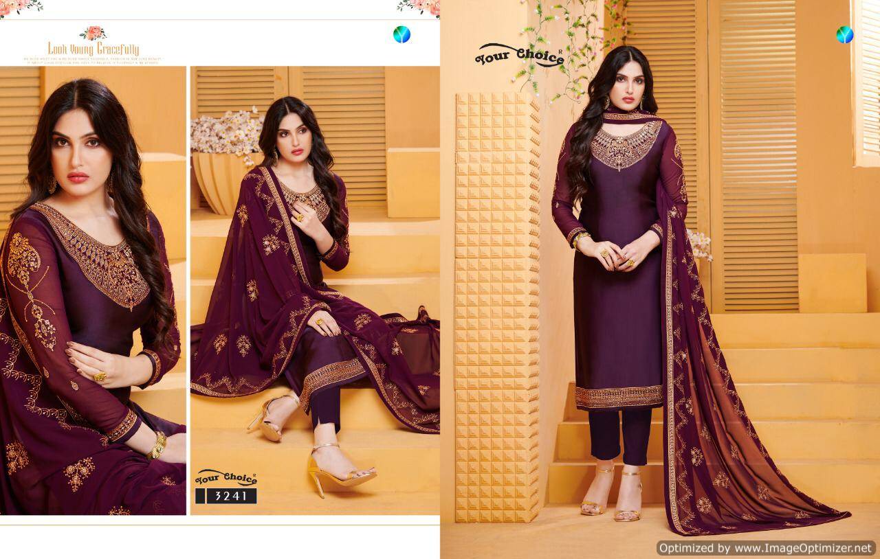 Gulzar Vol 2 By Yc Party Wear Georgette Salwar Suits Collection