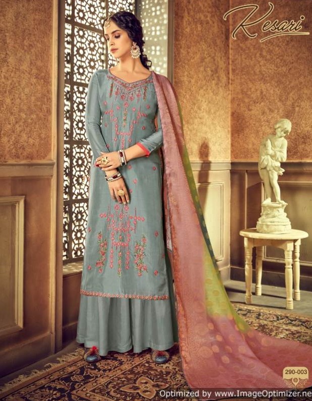 Kesari Present Alok Pure Viscose Upada Designer Dress Material