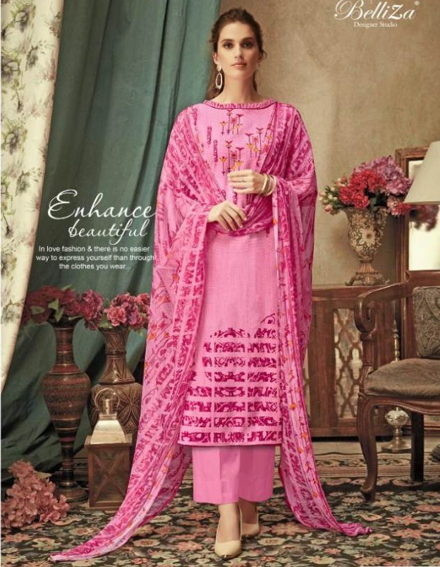 Belliza By Richa Pure Premium Rayon Dress Material Collection