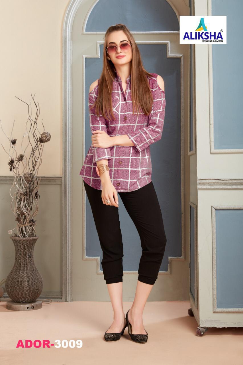 Ador Vol 3 By Aliksha Western Top Casual Wear Collection