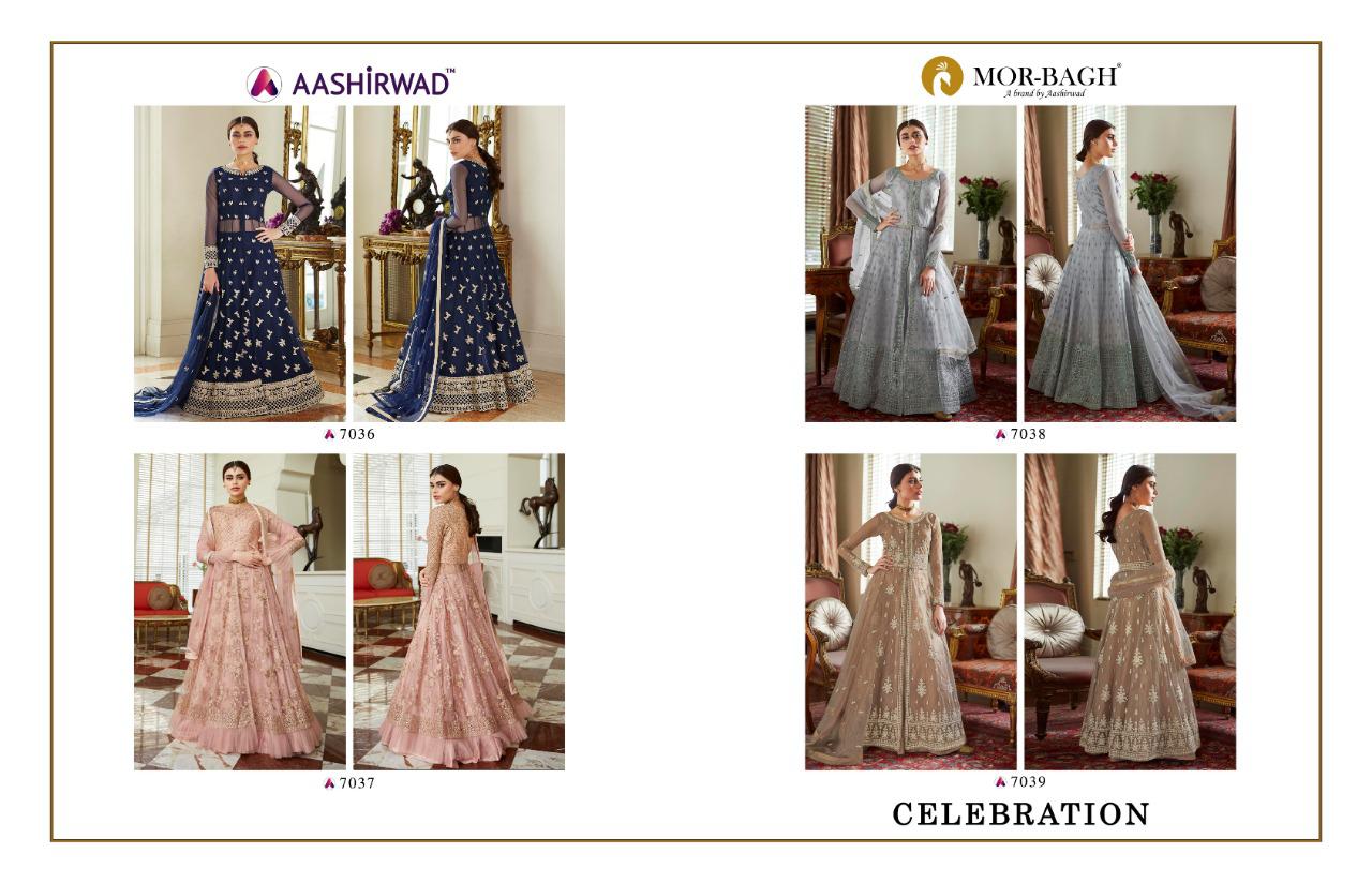 Aashirwad Celebration Present Mor-bagh Wedding Dress Collection