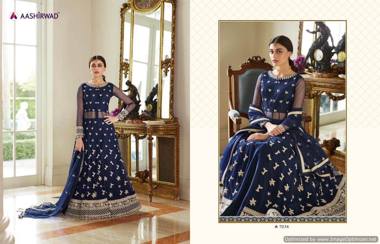Aashirwad Celebration Present Mor-bagh Wedding Dress Collection