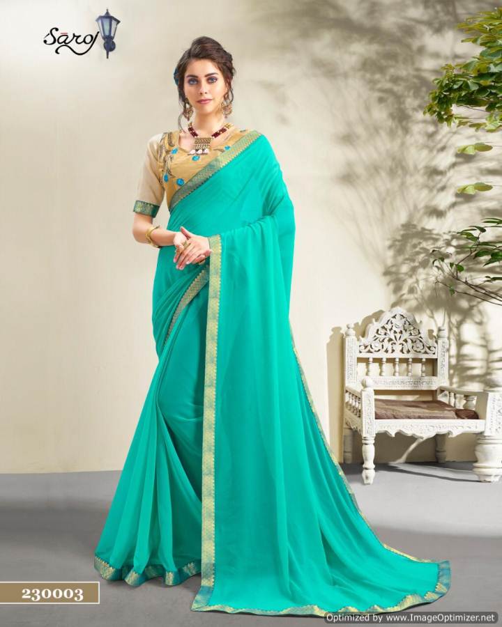 Afsana By Saroj  Georgette Printed Sarees Catalogue