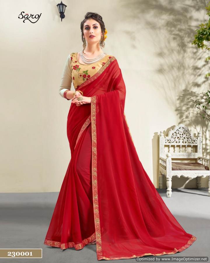 Afsana By Saroj  Georgette Printed Sarees Catalogue