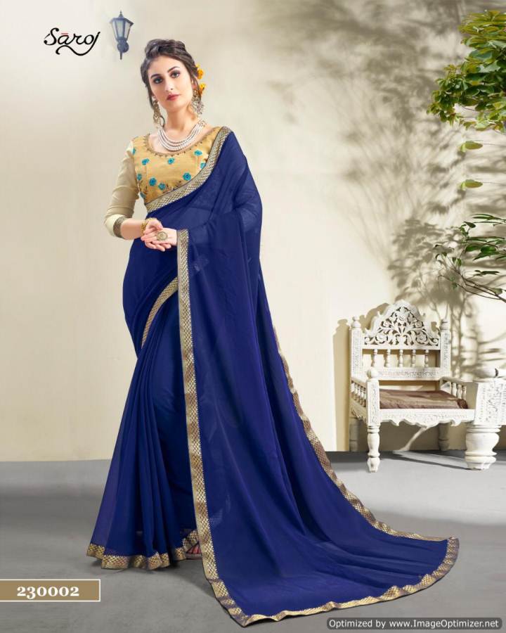 Afsana By Saroj  Georgette Printed Sarees Catalogue