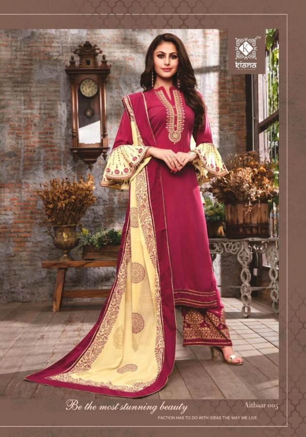 Aitbaar By Kiana Designer Rayon Ready Made Collection