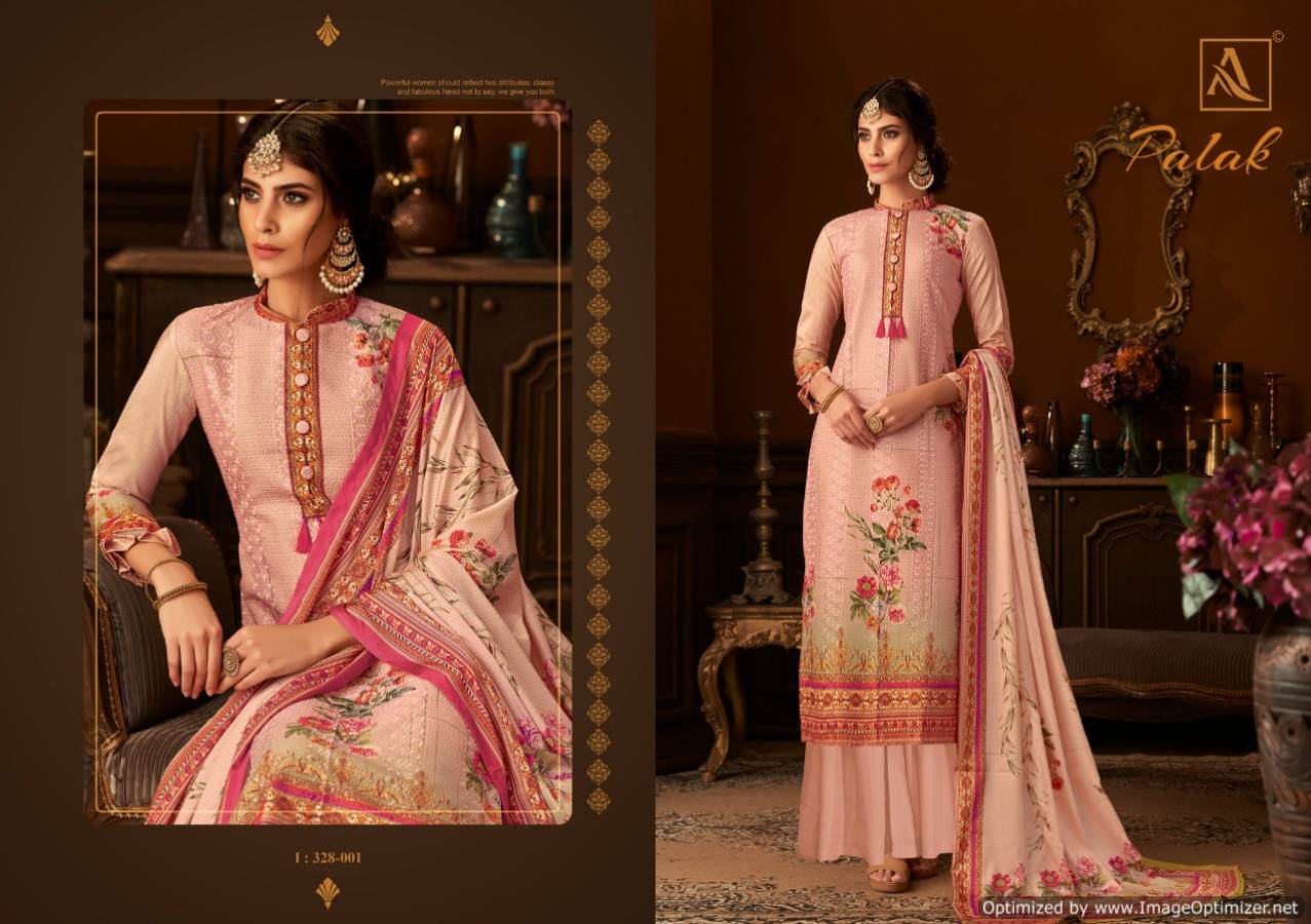 Alok By Palak Pure Dola Silk Premium Collection Dress Material Collection