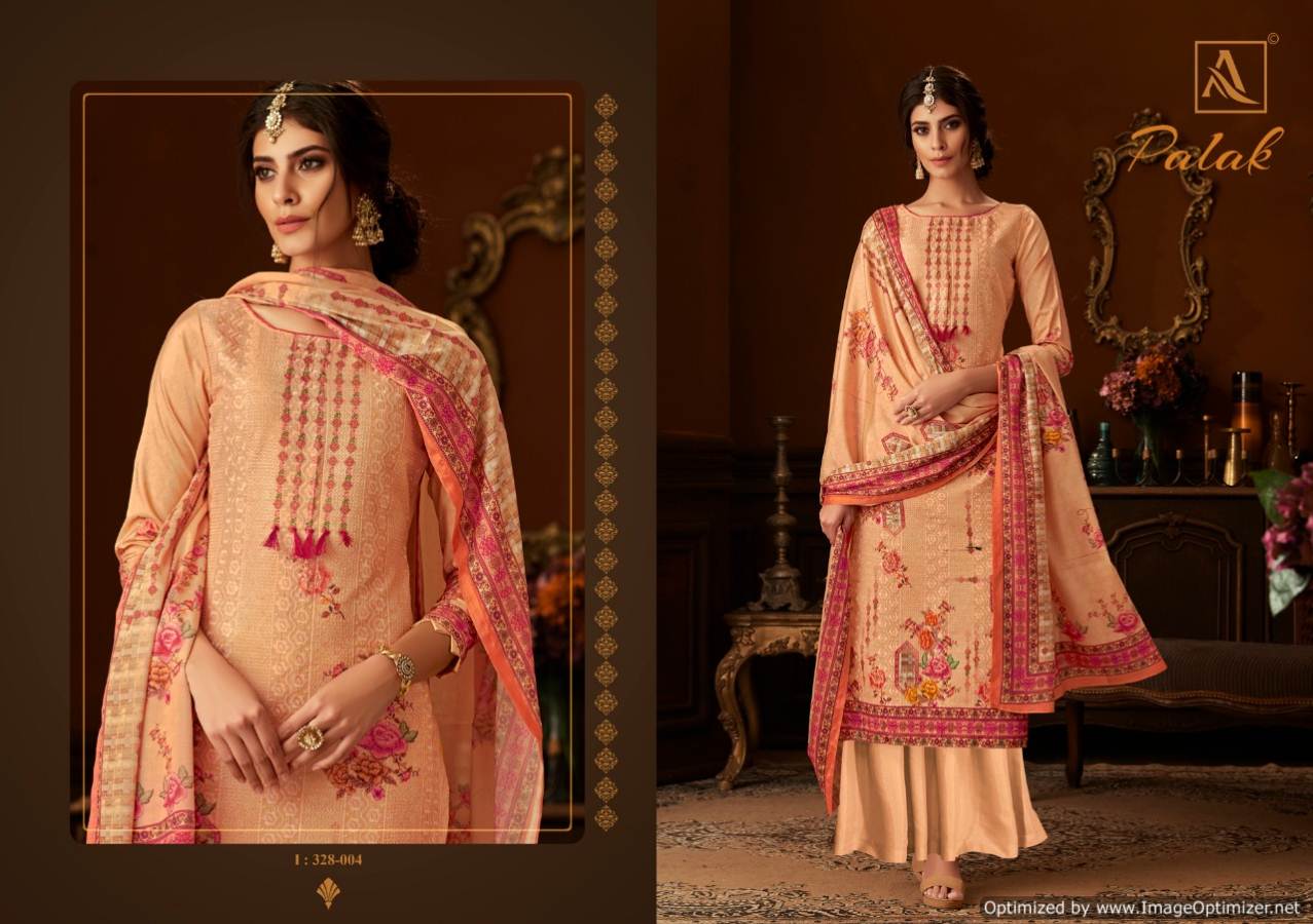 Alok By Palak Pure Dola Silk Premium Collection Dress Material Collection