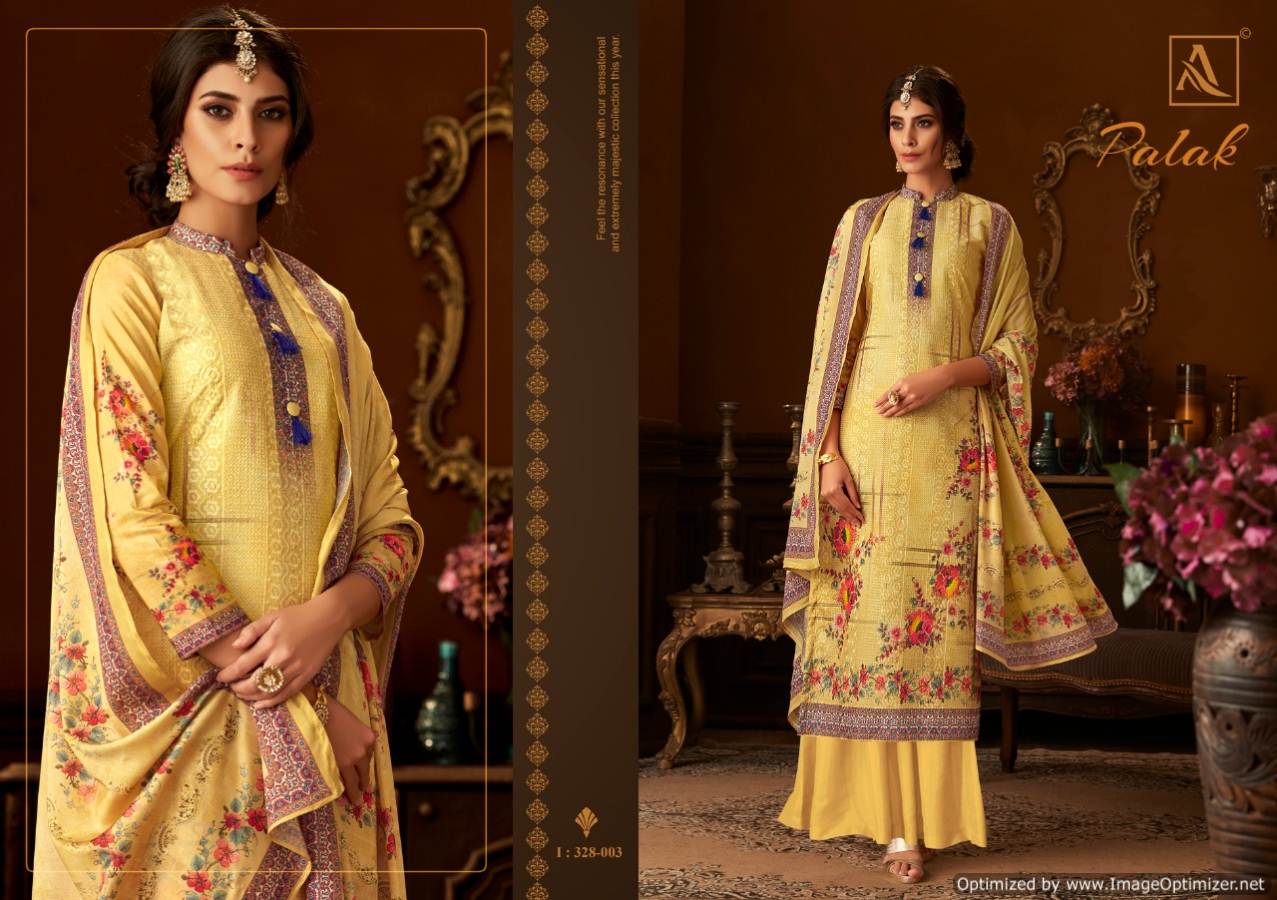 Alok By Palak Pure Dola Silk Premium Collection Dress Material Collection