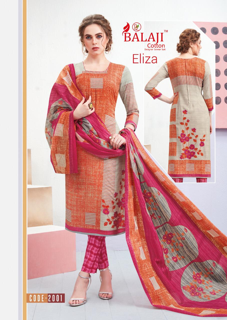Balaji Present Eliza Vol 2 Designer Cotton Dress Material Collection