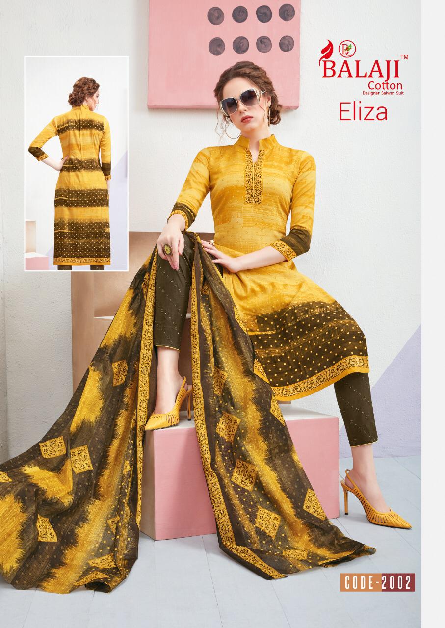 Balaji Present Eliza Vol 2 Designer Cotton Dress Material Collection