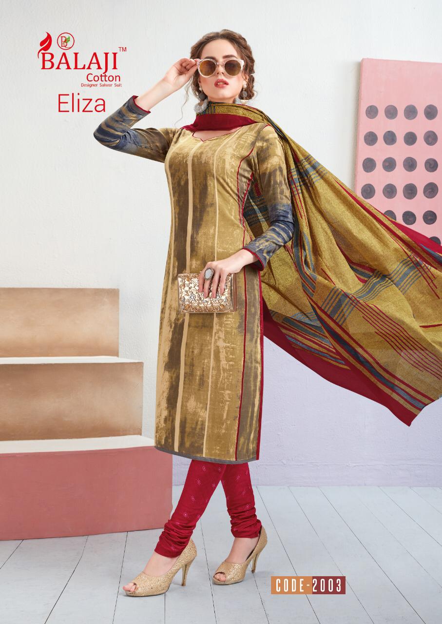 Balaji Present Eliza Vol 2 Designer Cotton Dress Material Collection