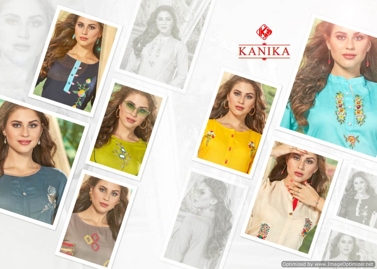 Blossom Present Kanika Heavy Rayon Running Wear Straight Kurti Collection