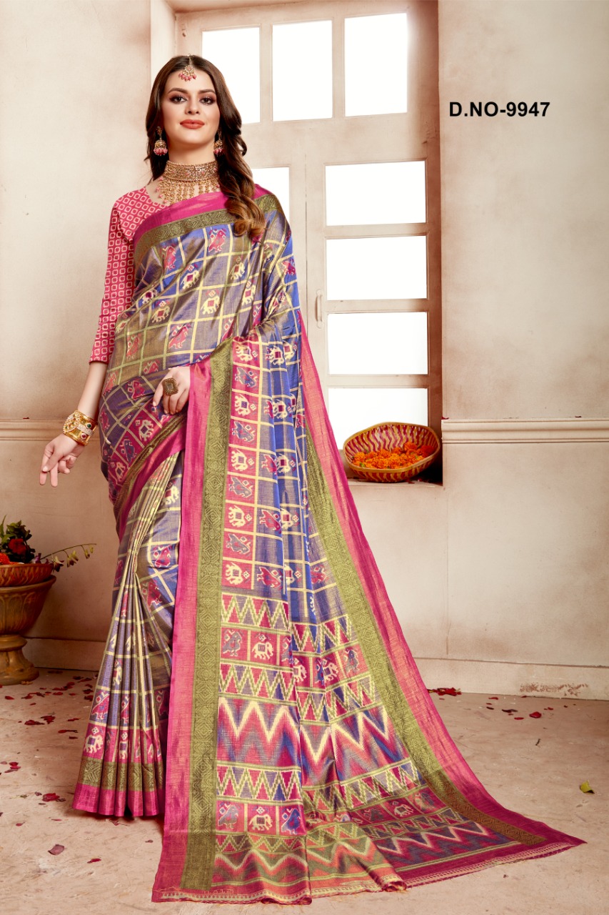 Chashni Present Kodas Sanna Silk Fancy Saree Collection