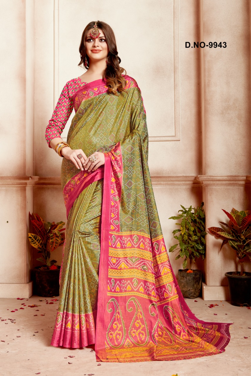 Chashni Present Kodas Sanna Silk Fancy Saree Collection