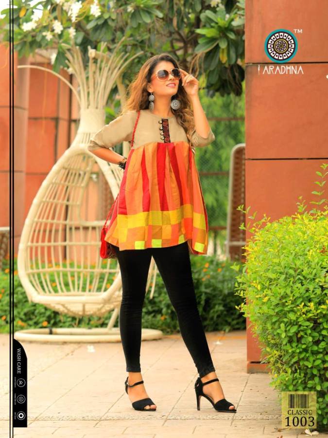 Classic Vol 3 By Aradhna  Ladies Western Rayon Short Top Collection