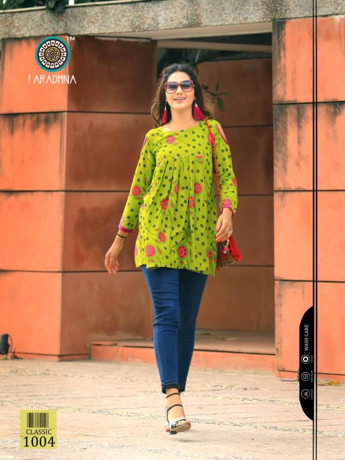 Buy Fabindia Fabindia White Cotton Printed Straight Short Kurti at Redfynd